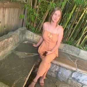 Peach jumpsuit
